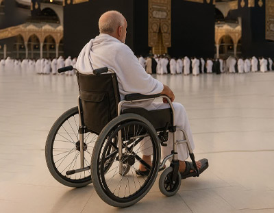 ویلچر مناسب مکه ،کربلا و مکان های زیارتی