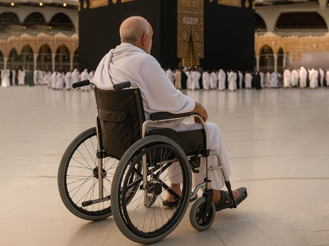 ویلچر مناسب مکه ،کربلا و مکان های زیارتی
